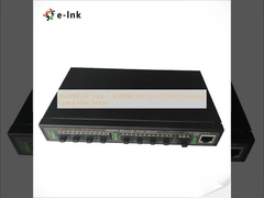 8x100M SFP Ports + 1x1000M SFP Port /TP Port (Combo) uplink Fiber Switch