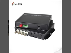 4 Channel HD-Video over Optical Fiber Transmitter and Receiver with Transmission technology