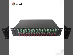 16 Slots Video Converter Rack Supporting simultaneous operation of 1Ch or 2Ch Card-type Video Conver