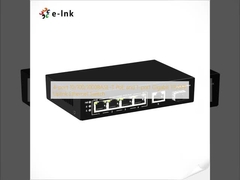 4-port 10/100/1000BASE-T PoE and 1-port Gigabit TP/SFP Uplink Ethernet Switch