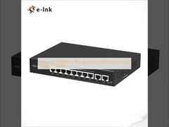 8-port 10/100BASE-T PoE and 2-port 100BASE-T Uplink Ethernet Switch