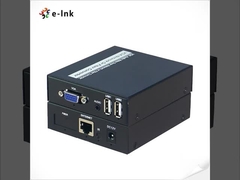 USB VGA KVM over CAT5/6 UTP Extender Supports for external one-way analog stereo audio signal transm
