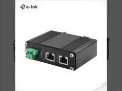 Industrial 10/100/1000Mbps 802.3bt PoE++ Splitter Output Voltage 24VDC Supports DIN-Rail & Wall-moun