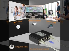 Industrial 1-Port 802.3at PoE+ to 4-Port 802.3af/at Gigabit PoE Extender Supports DIN-Rail & Wall-mo