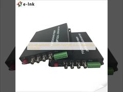 4Ch HD-AHD/HD-CVI/HD-TVI/CVBS 4-in-1 Video Fiber Converter