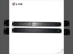 24-Port 1U Rack Mount Passive PoE Injector with Power couples: 4.5 (positive pole) / 7.8 (negative p