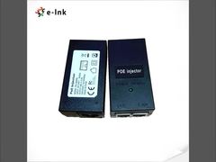 10/100/1000Mbps 24V 24W POE Injector with Power Cord Remotely power Equipment Through CAT 5/6 Cable 