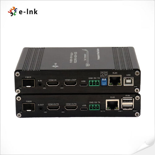 Latest company news about Redefining Visual Boundaries | E-link China Launches 4K 60Hz All-in-One HDMI KVM Fiber Extender