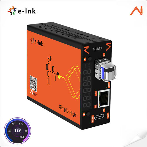 Latest company news about E-link Launches LNK-AI3011M-SFP: AI-Powered Smart Managed Fiber Media Converter Redefines Network Maintenance