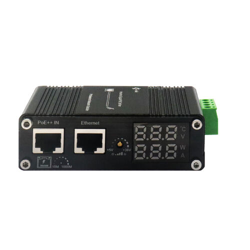Latest company news about E-link LNK-INS901-LED Industrial 802.3bt PoE++ Splitter: Powering Non-PoE Edge Devices with Confidence