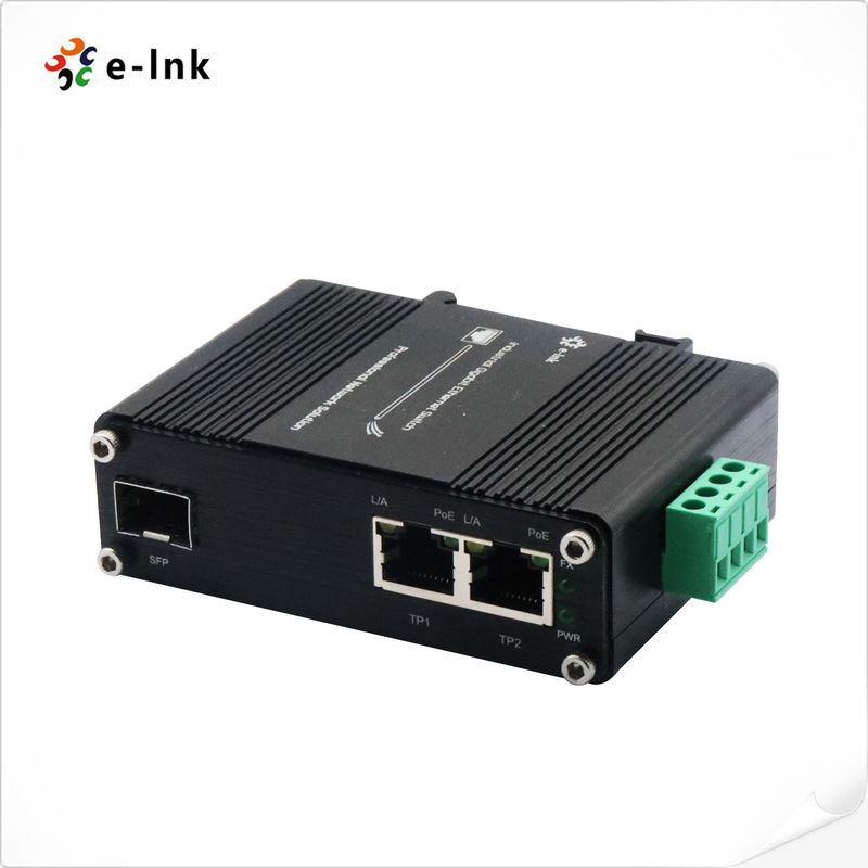 30W RJ45 Fiber Media Converter 100M SFP To Ethernet Converter