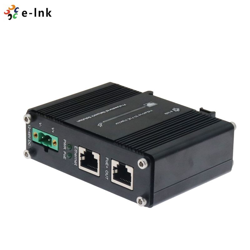 5G POE Injector 802.3at 30W Din Rail Industrial Power Ethernet Injector ...