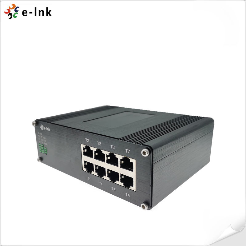 PoE Switch Unmanaged Industrial 8Port 10 / 100 / 1000BASET