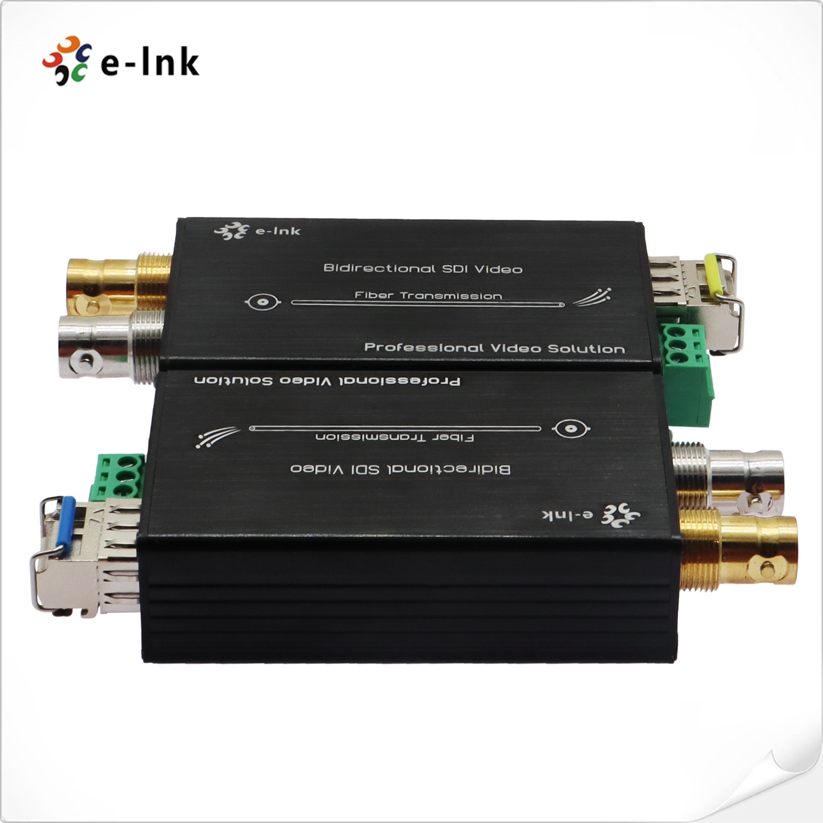 Single Mode Bidirectional 3g Sdi Fiber Converter 20km Lc Fiber Connector