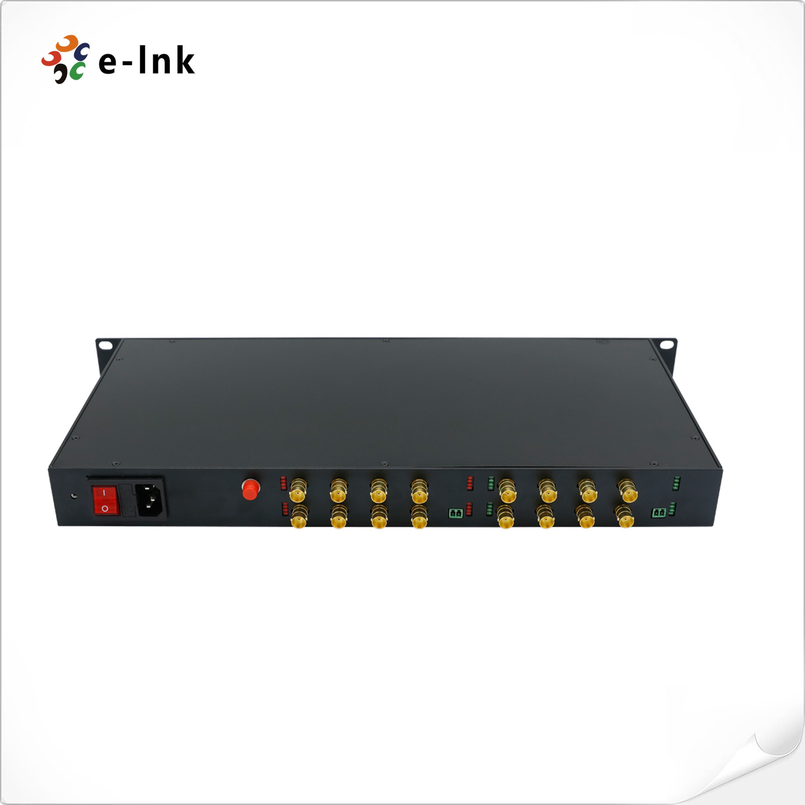 Fiber HD SDI To Converter 16Channels Video Fiber Optic Transceiver
