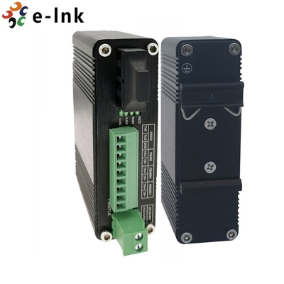 Industrial Serial RS232 RS485 RS422 SC Fiber Media Converter Modem Single Mode 20KM