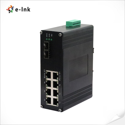 Industrial 8-Port 10/100/1000M/2.5G 802.3at PoE + 2-Port 1.25G/2.5G/10G SFP+ Ethernet Switch
