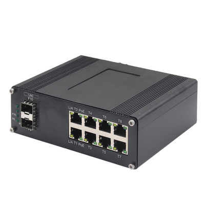Mini Industrial 10-Port 10/100/1000T Compact Ethernet Switch