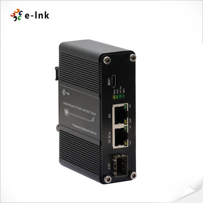 Mini Industrial Gigabit Ethernet PD Switch with Type-C Output