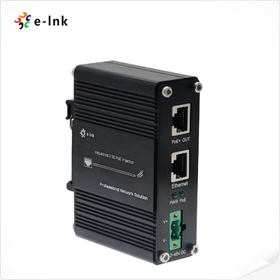 12~48V DC Power Input Industrial 2.5G PoE+ Injector