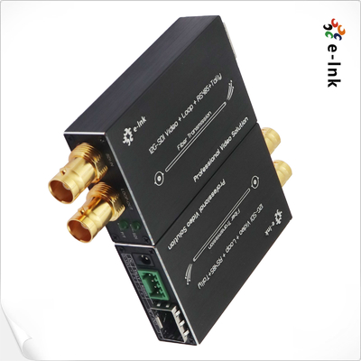 Mini 12G-SDI to Fiber Converter with Tally and RS485