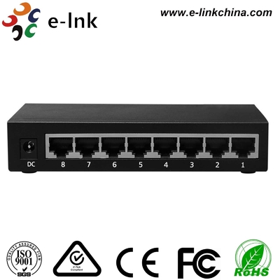 Unmanaged 8 port 10/100/1000Mbps Ethernet Switch