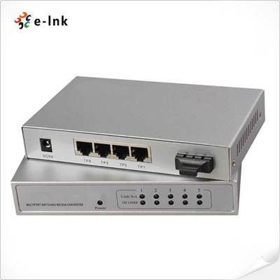 10/100/1000M Managed 1FX + 4TX Fiber Switch