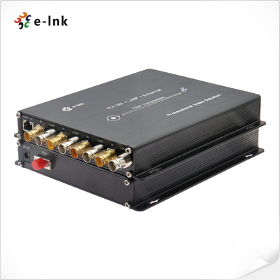 4-Channel 3G-SDI Fiber Converter with Ethernet