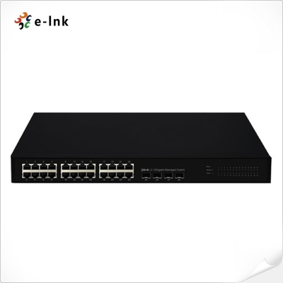 L3 Managed 24G + 4x1000M SFP Ethernet Switch