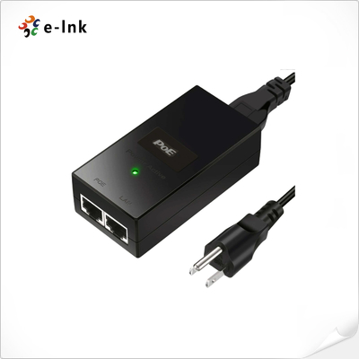 10/100/1000Mbps 24V 24W POE Injector with Power Cord
