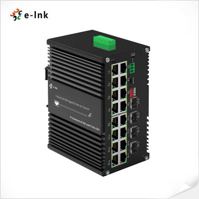 Industrial L2+ 16-Port 10/100/1000T + 4-Port 1000X SFP Managed Ethernet Switch