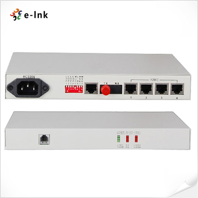 Optical Multiplexer: 4E1 + 1FE