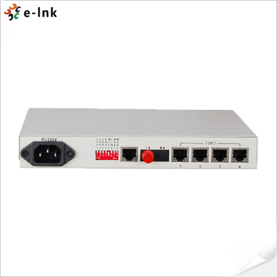 4E1 +1 Fiber PDH Multiplexer