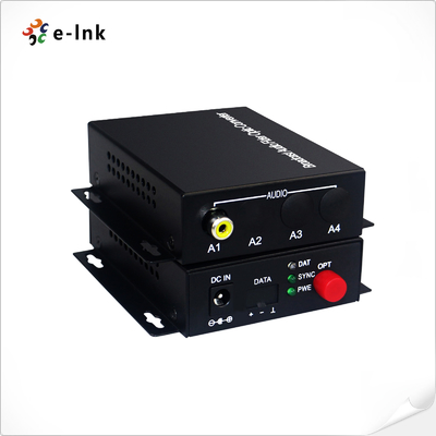 1Ch RCA Audio over Fiber Optical Converter