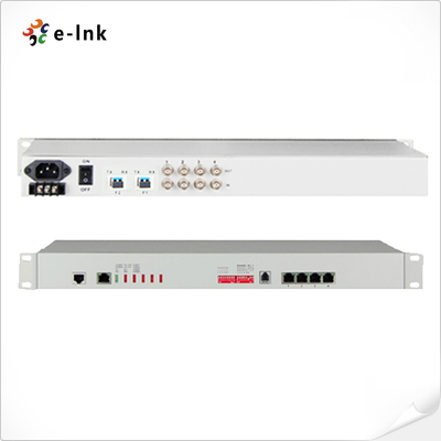 4E1 + 4GE 1+1 Fiber PDH Multiplexerv