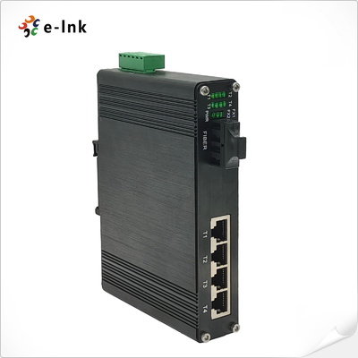 Industrial 4-Port 10/100Base-TX + 1-Port 100BASE-FX Ethernet Switch