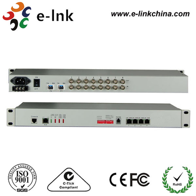  8E1 + 4GE 1+1 Fiber PDH Multiplexer