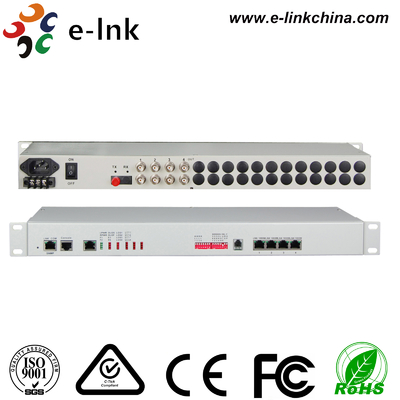 4E1+4GE+Phone+SNMP Fiber Optical Multiplexer