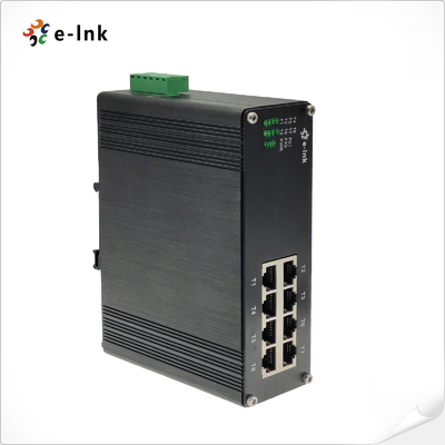 Unmanaged Industrial 8-port 10/100BASE-T (PoE+) Ethernet Switch