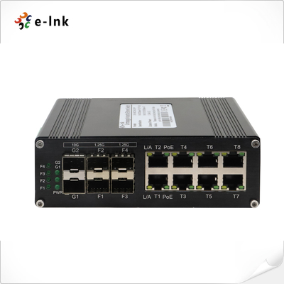 Industrial 8-Port 10/100/1000T + 6-Port 1000X SFP Ethernet Switch