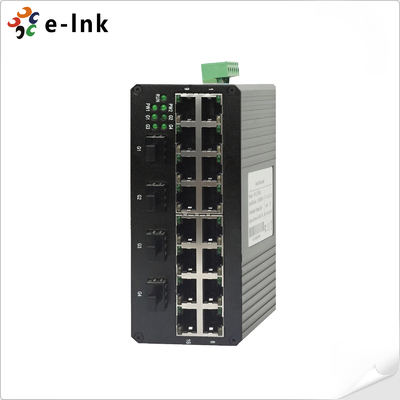 16-port 10/100Base-T + 4-port 1000Base SFP Industrial Ethernet Switch