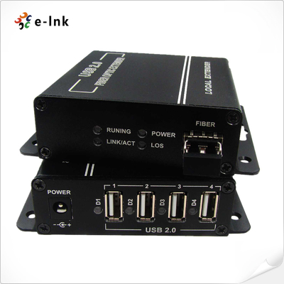 4 Port USB 2.0 Fiber Extender