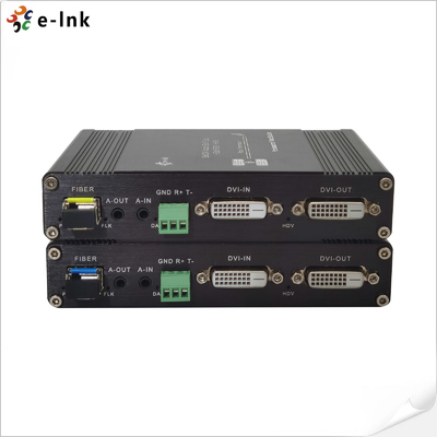 1Ch 1080P Bidi DVI + 1Ch Bidi RS232 + 1Ch Bidi Stereo Audio 
+ GPIO over Fiber Extender
