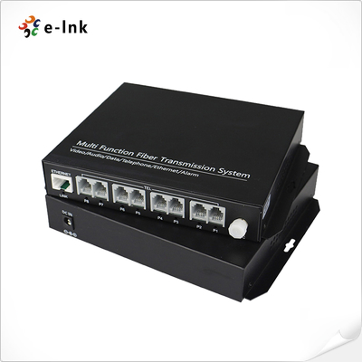 8Ch POTS（FXO/FXS）Telephone over Fiber Mux 