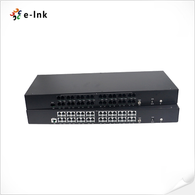 32Ch POTS（FXO/FXS）Telephone over Fiber Mux 