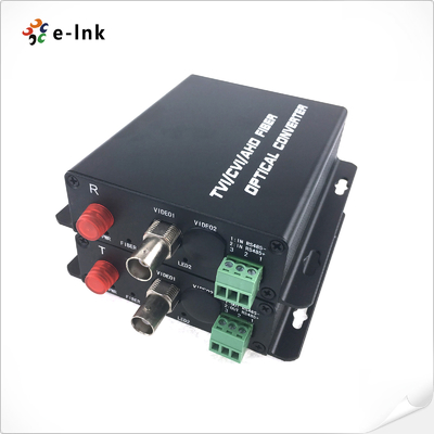1Ch HD-AHD/HD-CVI/HD-TVI/CVBS 4-in-1 Video Fiber Converter Supports 720p/50 720p/60 1080p/25 1080p/30 videos etc