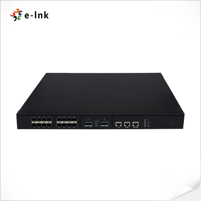 L3 Managed 16-Port 10G SFP + 2-Port 40G QSFP+ Fiber Switch