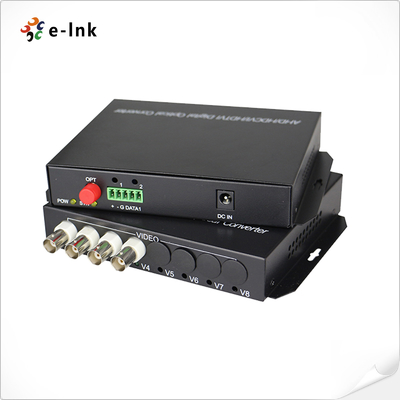 4 Channel HD-Video over Optical Fiber Transmitter and Receiver with Transmission technology