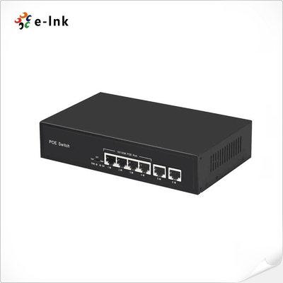 4-port 10/100BASE-T PoE and 2-port 100BASE-T Uplink Ethernet Switch