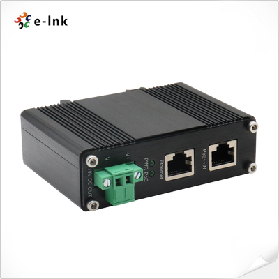 Industrial 10/100/1000Mbps 802.3bt PoE++ Splitter Output Voltage 19VDC with Distance up to 100 meters